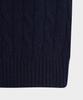 BROOKS BROTHERS Shetland Cable Pullover Sweater (Navy) (Bbwrmog421)