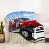 Kw Heavy Trucks Blanket Comfortable Great For Bed Picnics Chair For All Occasions Digital Print Gift For Travel Home Birthdays