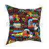 American National Parks Vintage Travel Decal Pillow Case Printed Home Soft DIY Pillow Cover National Parks Park