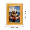 3D Wooden Photo Frame Poster Refrigerator Magnet - Creative and Quirky Decorative Magnet