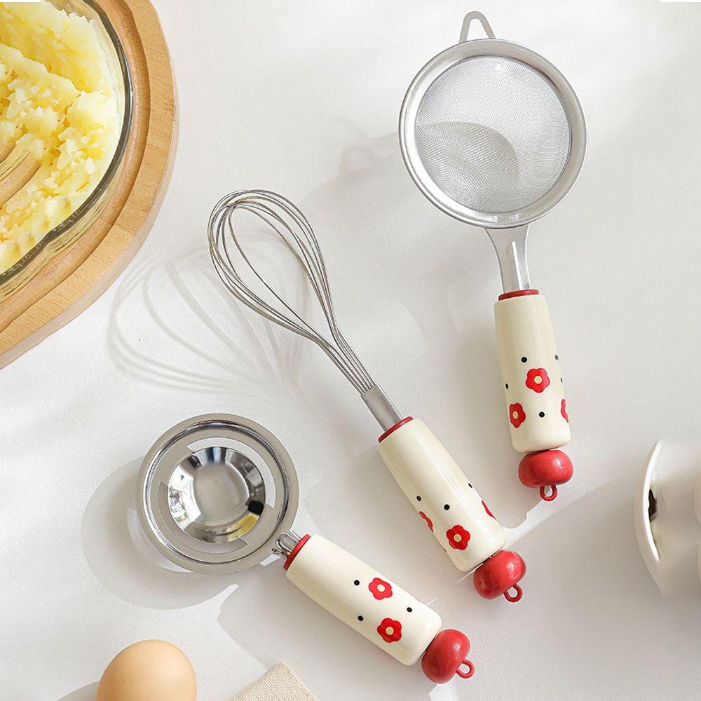 Spoon/Mud Compactor/Egg Separator Egg Beater Assistive Food Tools Filter Spoon