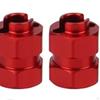 4Pcs Brass Extended Wheel Hubs Combiner for Scx24 Axi00001 RC car Parts