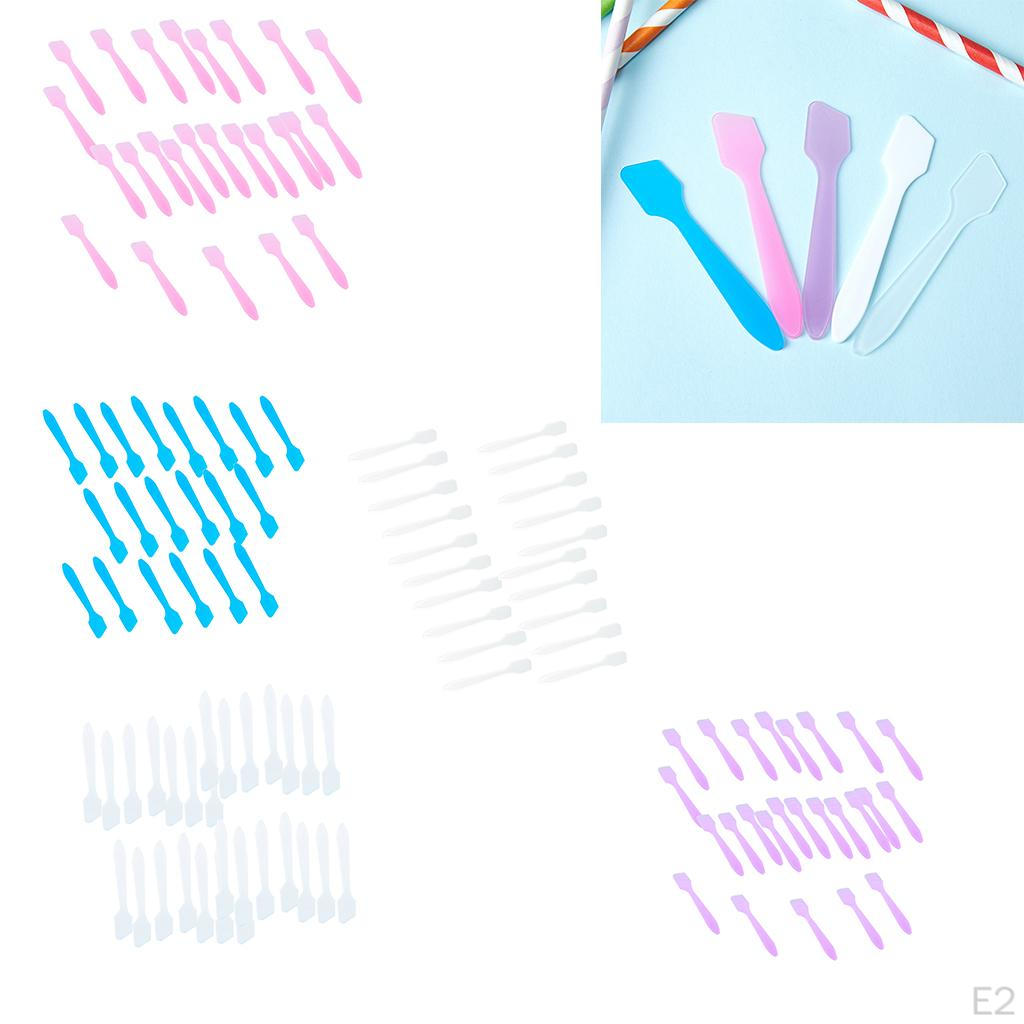100Pcs Spoon Disposable Makeup S Mini Beauty Tool for Women Girls