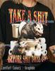 Take A Shit Possum Comfort Colors® Tshirt, 90S Graphic Style Funny Meme Tees, Faded Sweater, Y2K Streetwear Humor Tanktop, Gift,