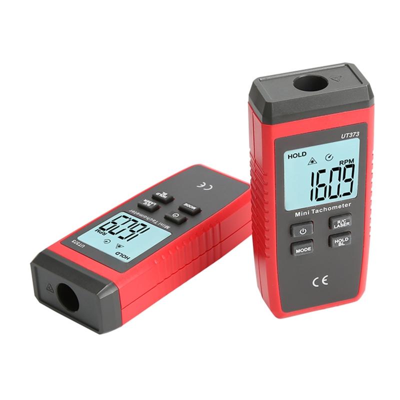 Digital Tachometer Noncontact La-ser Photo Sensor with 10 to 99,999 RPM Accuracy RPM Gauge Marker with Max/Min Value
