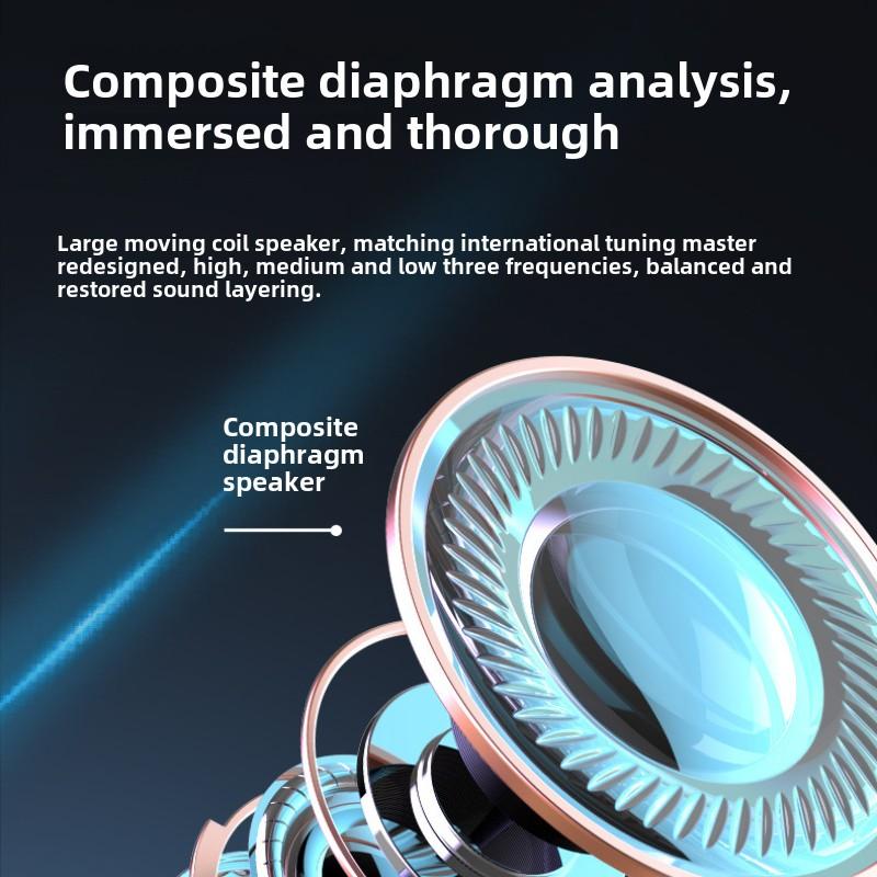 Bluetooth-ørepropp Ingen ørebevegelse Luftledning Stereo Plug-in Kort Dobbeltkanalsørepropp Universell