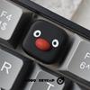 Kawaii Penguin Action Figures Anime Resin Keycap Creative Design Mechanical Keyboard Accessory Esc Key Replacement Fun Ornament