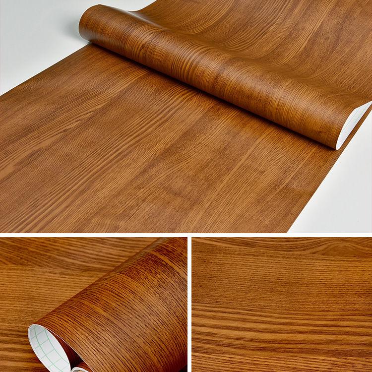 Waterproof Wood Vinyl Wallpaper Roll Self Adhesive Decor Contact Paper Doors Cabinet Desktop Modern Furniture Decorative Sticker