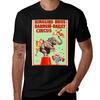 Ringling Bros Barnum  Bailey CIRCUS ACROBATIC WILD ANIMALS Show Lithograph Poster TShirt Performance Workout Short Sleeve Tee