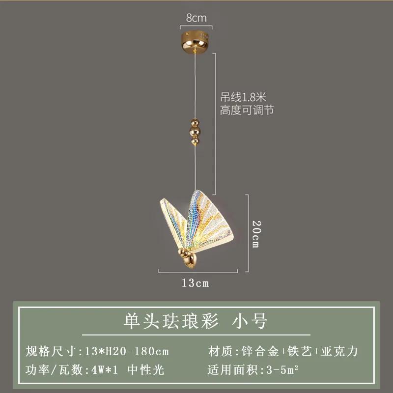 Schmetterling LED Pendelleuchten Hängelampe Innenbeleuchtung für Nachttisch Wohnzimmer Esszimmer Küche pendente iluminação Licht