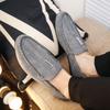 Herrskor i läder Mjuka mockasiner Mocka Rund tå Platt Herr Casual Sko Loafers Äkta Kohud Lågt pris på rea Sommar Pu