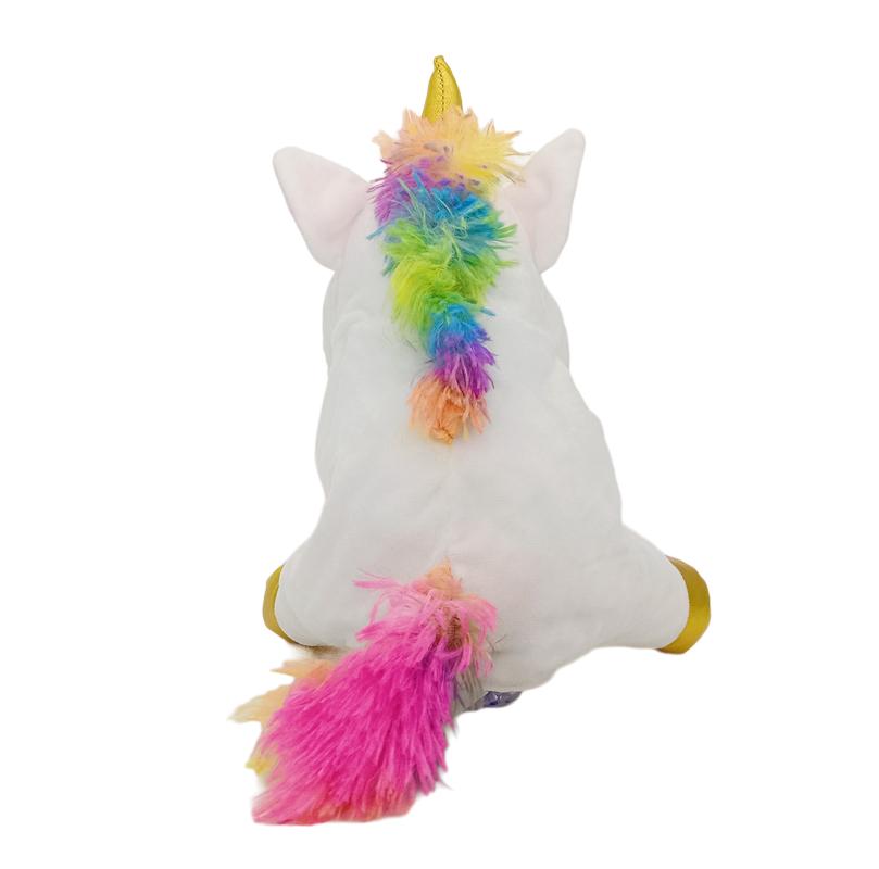 30Cm Cartoon Unicorn Plush Hands Puppet Stuffed Kawaii White Pink Animal Interactive Plushie Tell Story Gift
