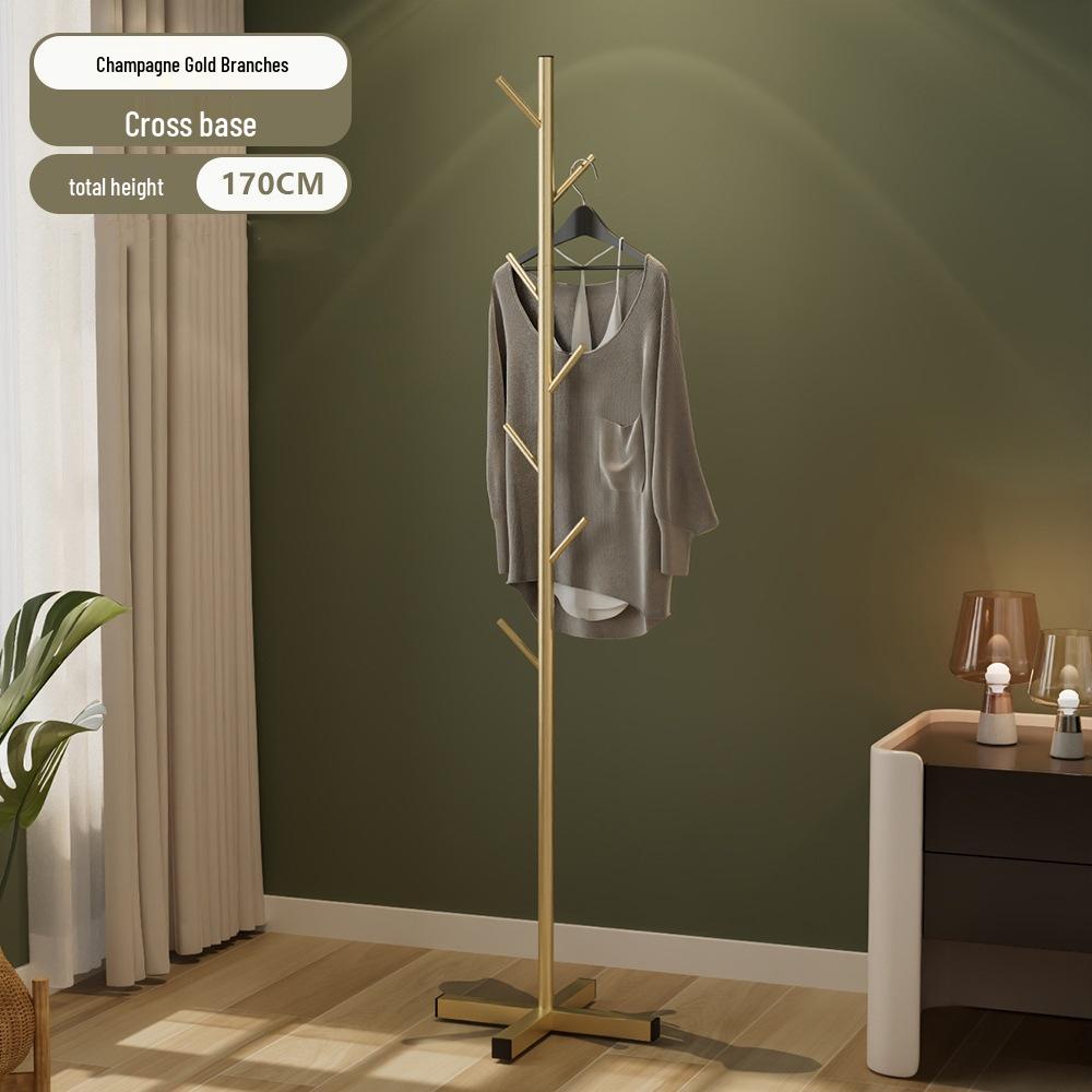 Luxury Metal Coat and Hat Stand with Rock Board for Bedroom or Entryway