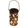 Butterfly/Flower Hanging  Solar Lanterns Solar Powered Wind Chime Hanging Lamp  Home Decoration