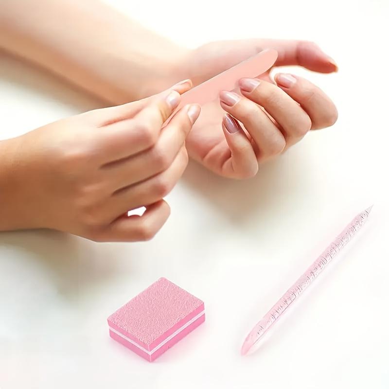 24pcs Nail Care Kit: Mini Files, Buffers & Sticks - Perfect for Jewelry Polishing & Manicures