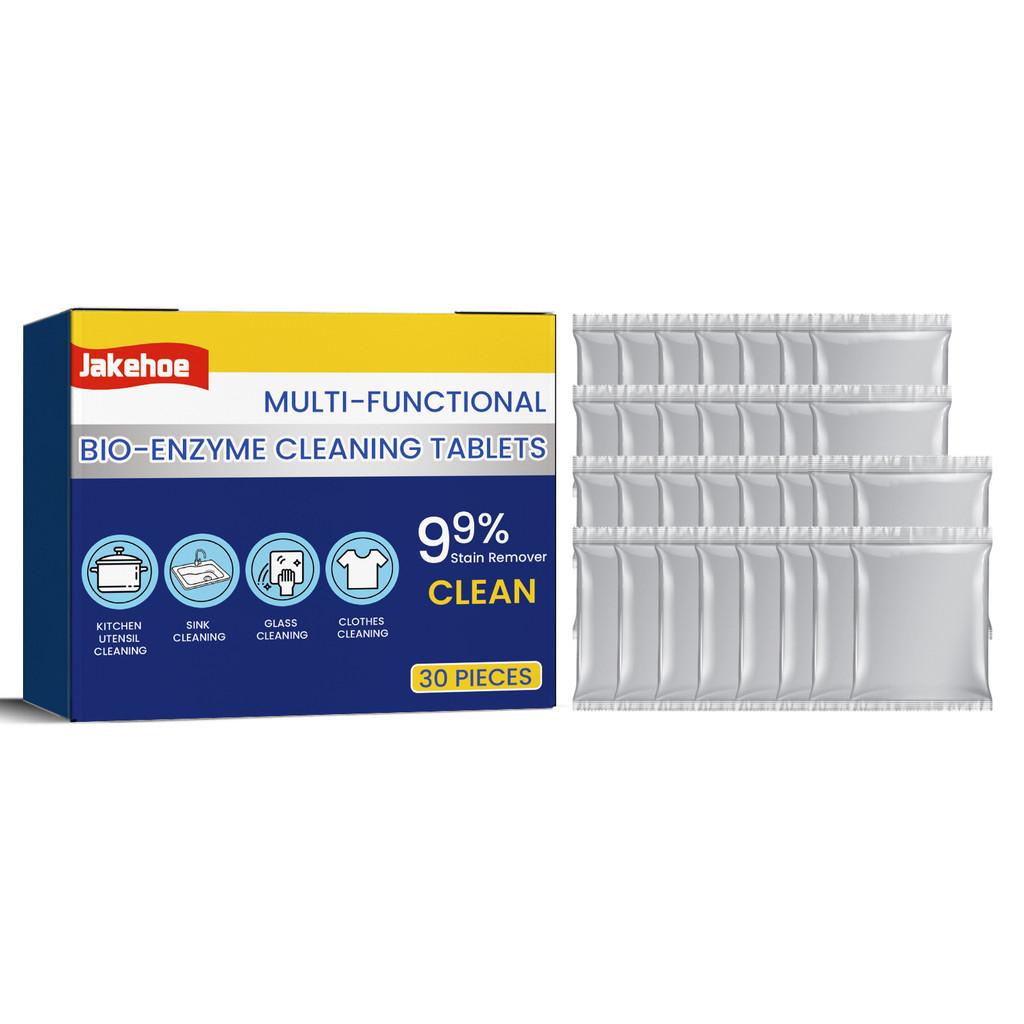 Jakehoe Многоцелевое чистящее средство Идеально для кухонь и ванных комнат с 30 мощными чистящими салфетками