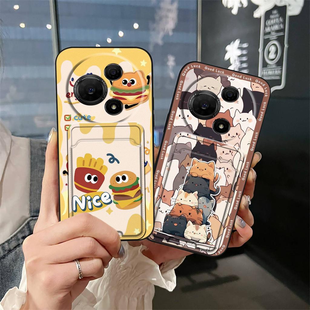 Full Wrap Durable Phone Case For TCL 60 SE/TCL 605 Waterproof Anti-dust Card Slot Card Sleeve Soft Case Protective TPU