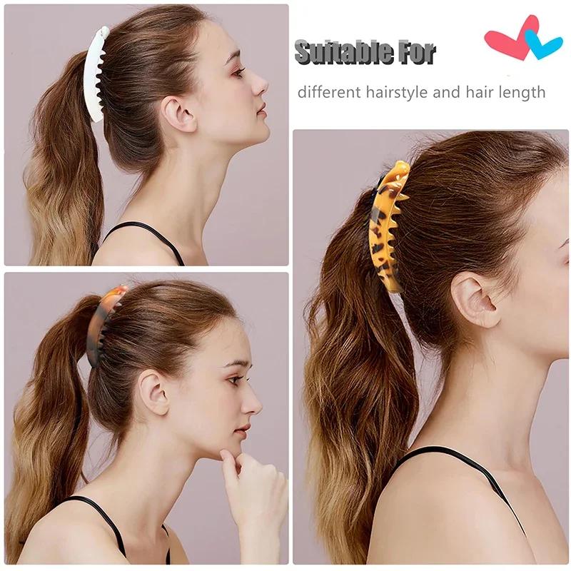 Banana Non-Slip Hair Clip France Popular Tweezers Sprocket Hair Clips Fashion Girls Korean Hairpin Hair Clips Hair Accessories