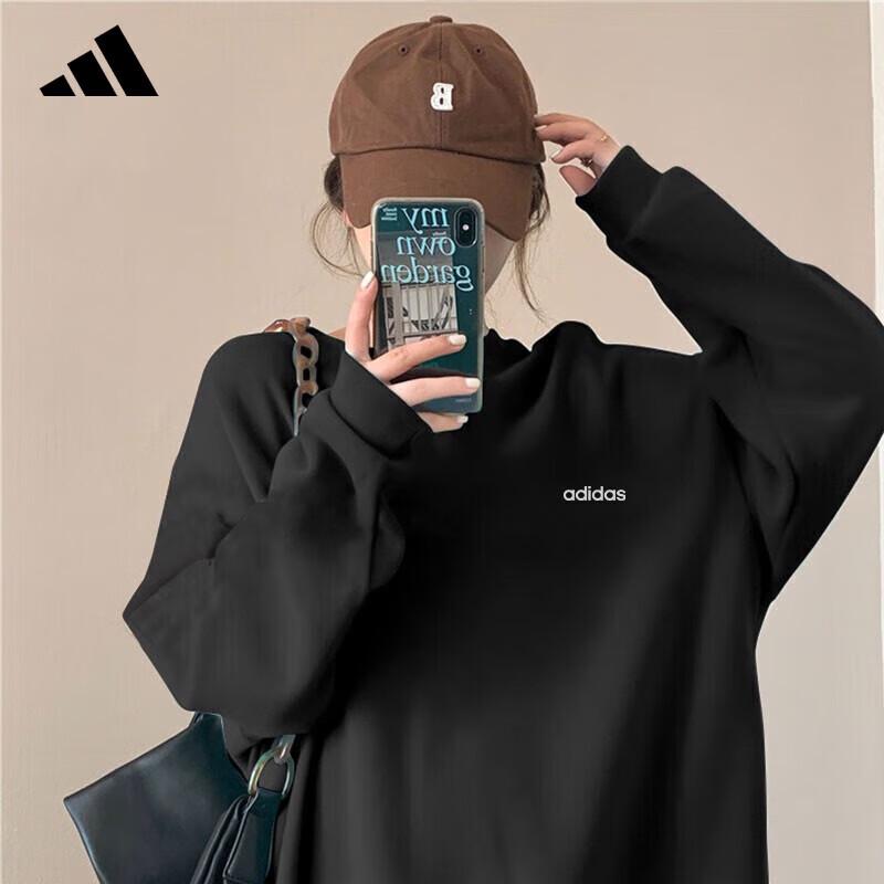 adidas Damen Rundhals Pullover Sweatshirt