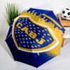 Boca Football Club Printed Automatic Umbrella, 8-Frame for Travel, Camping, Casual Umbrella, Essential Gift for  for Family and Friends