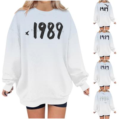 Women's Casual Fashion Halloween Print Long Sleeve O-Neck Sweatshirts Pullover Top