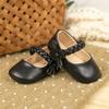 Versatile Bow Princess Shoes - PU Leather, Soft Sole, Baby Walking Shoes