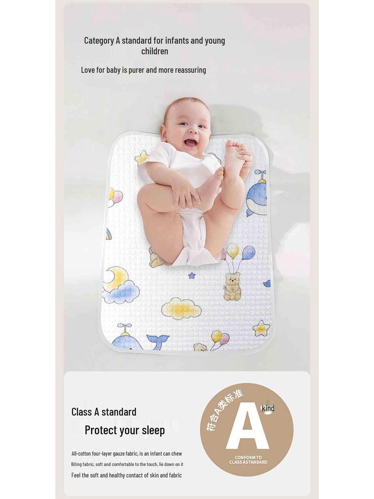 Große wasserdichte atmungsaktive Bettauflagen: Waschbare Baby-/Kinder-Übernacht-Windelunterlagen & Menstruations-Matratzenschoner