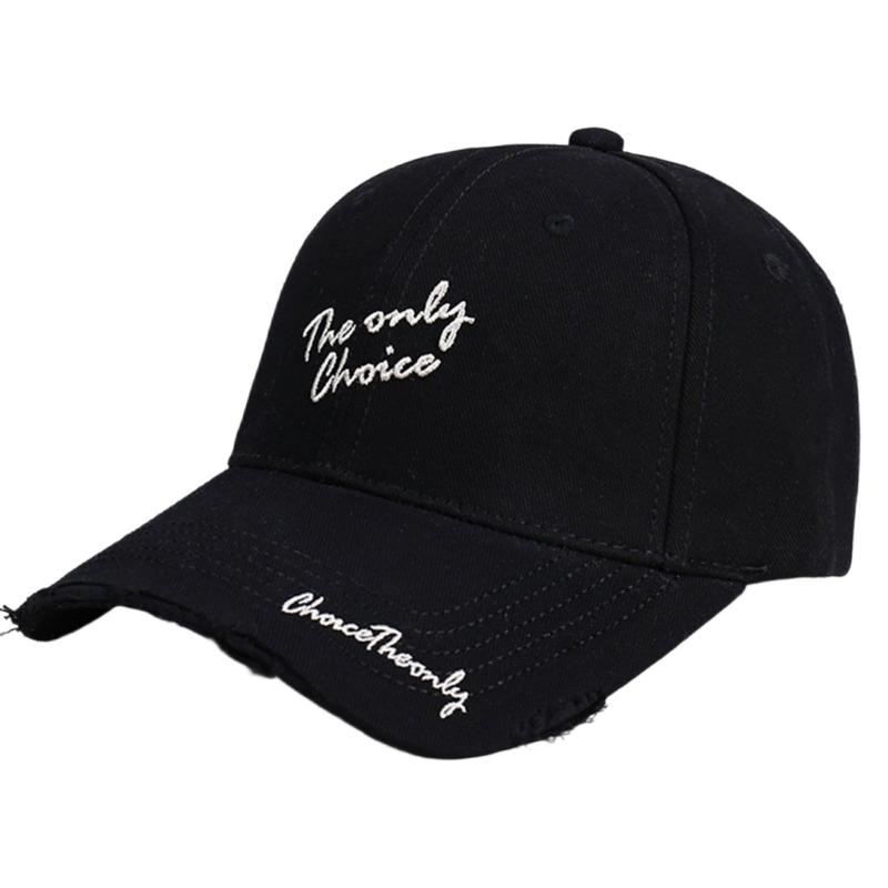 Adjustable Cotton Baseball Cap With Embroidery Letter Design For Men And Women Sun Protections Outdoor Activity
