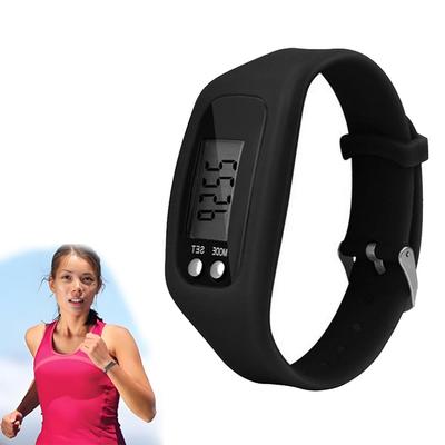 KASELIN Pedometer Electronic Pedometer with Large 3D Digital Activity Tracker Calorie Easy Sports Suitable for Men and Women Wristwatch,