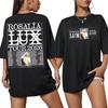 Rosalia Lux Tour 2026 T-shirt Vintage Graphic Print Cotton Tee Rosalia T-shirt Retro Fan Gift for Women and Man Fashion Tee Tops