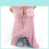 Premium Quality Ladies Fashion V-neck Sleeveless T-shirt For Modern Style