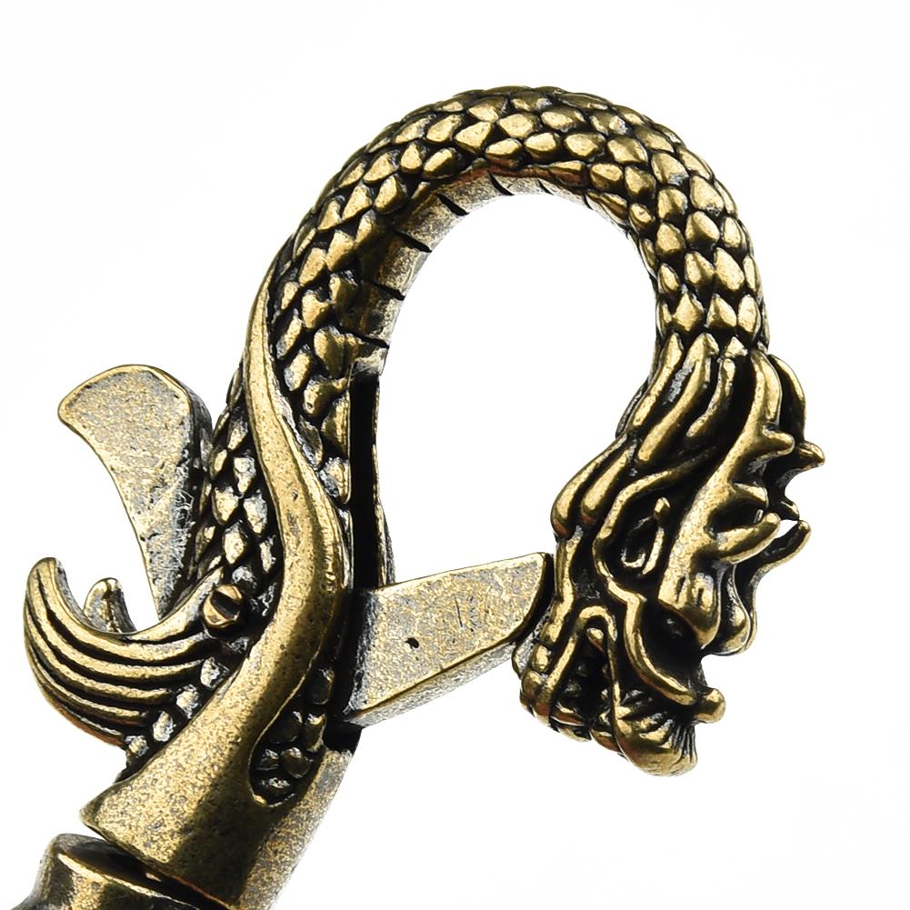 Living Room Dragon Figurine Miniature Statue Keychain Home Household Desk