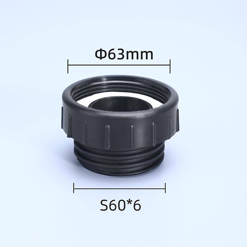 

High quality IBC Water Tank Adapter 2 to 2 Water Connector Fuel Bucket Valve Tank Garden Hose Pipe Fittings NPS S60*6