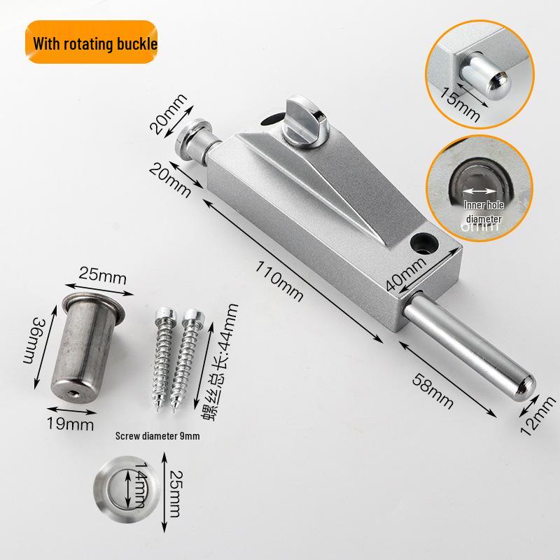 

Деревянная дверь с пружинной защелкой из алюминиевого сплава для вращающихся и рамных поверхностей Sand Silver with Knob without Key