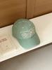 Korean Summer Flower Embroidered Baseball Cap For Women Soft Top Retro Casual Wide Brim Face Slim Peaked Sun Hat