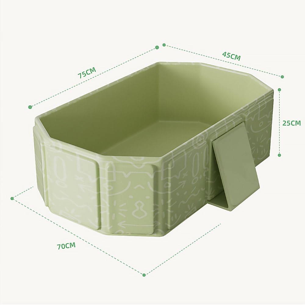 Bunmery Baby No Inflation For Water Ages Simple Baby For Home Use Pool, Required, 7525cm, Foldable, Play, 0-3, Rectangular, Bathtub, Children's Pool,