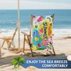 New, Double-sided Velvet Beach Towel, Support Surf Towel, Sports Towel.