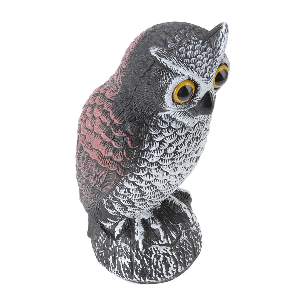 Plastic Bird Owl Decoy Owls To Keep Birds Away Exquisite Workmanship Plastic Material Fine Details for Birds for Small Animal