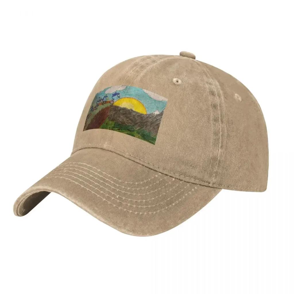 Zoombinis Sunset Baseball Cap Unique hats Streetwear Men Luxury Brand Women's