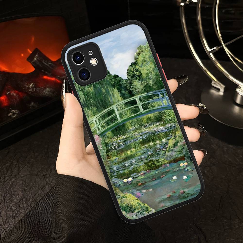 

Чехол для телефона с картиной Ван Гога маслом Для IPhone 16e 16 15 14 13 12 11 Pro Max X XS Max Plus Матовый Прозрачный iphone Xs Max