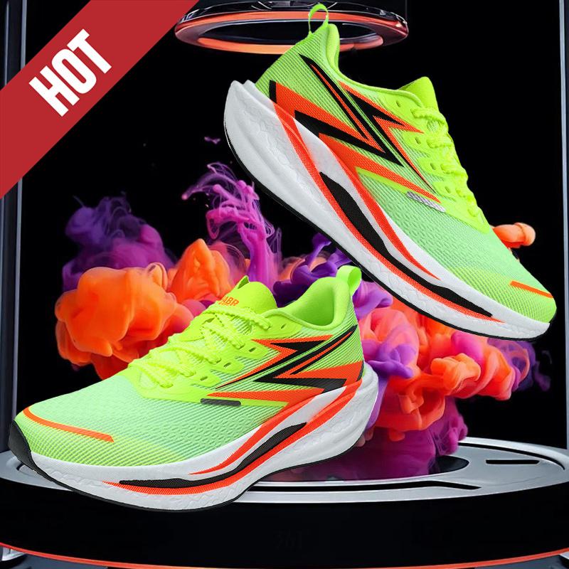 Laufschuhe Freizeit Carbonplatte Marathon Herren Sport Atmungsaktiv Leicht Damen Bequem Athletisch Rutschfest Sneaker Rennen