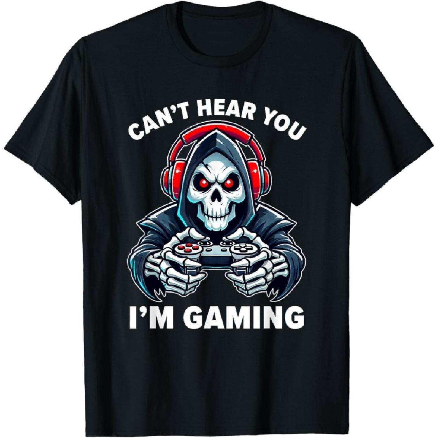 LangLanGs Gamer Cant Hear You Im Gaming Video Games Gamer T-Shirt S