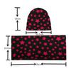 Cotton Hat Scarf Set Cute Star Print Kids Beanie + Scarf Collar Autumn Winter Kids Cap