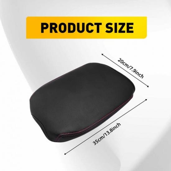 Center Console Armrest Cover Pad Protector For Toyota Tacoma 2016-23 Leather EXV