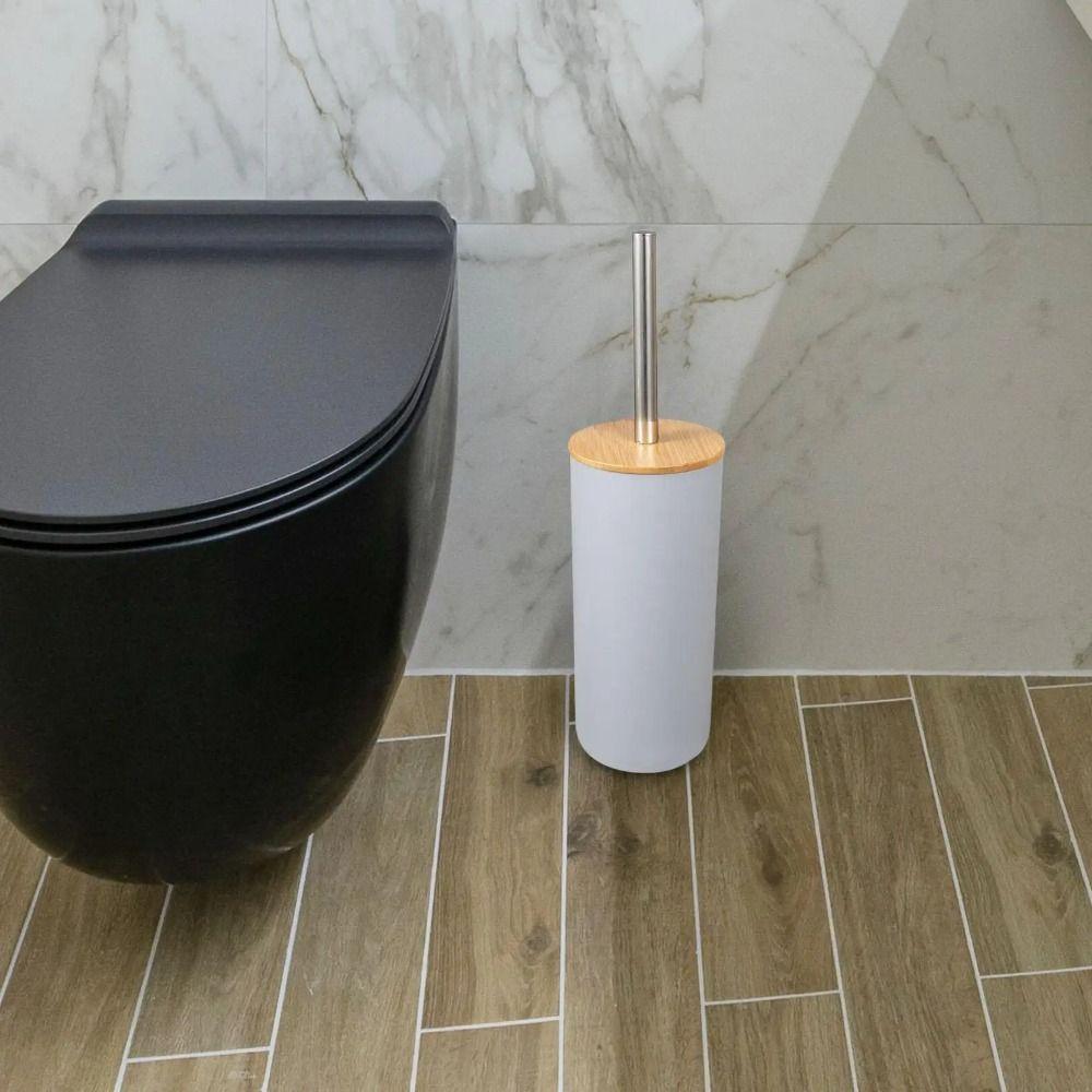 Stehende Basis Toilettenbürsten-Set Anti-Tropf Toilettenrand-Reinigerbürste Toilettenreinigung