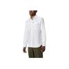 Columbia Solid Color UV Protection Quick-Dry Long Sleeve Shirt Men shirts White AE0651-100