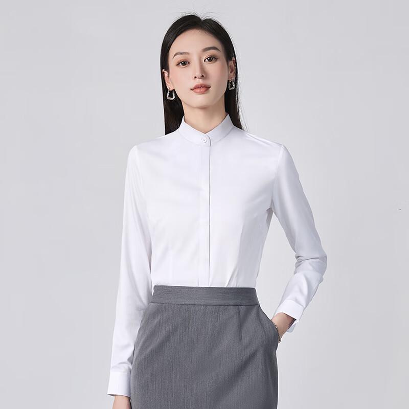 Women s New Chinese Style Stand Collar Long Sleeve Blouse S