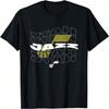 Utah Jazz Wave Outline Team Logo T-Shirt
