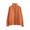 Korean Style Cashmere Sweater Turtleneck Women's Jumper Autumn Winter Buttons Loose Pullover Long Sleeve Knitwear