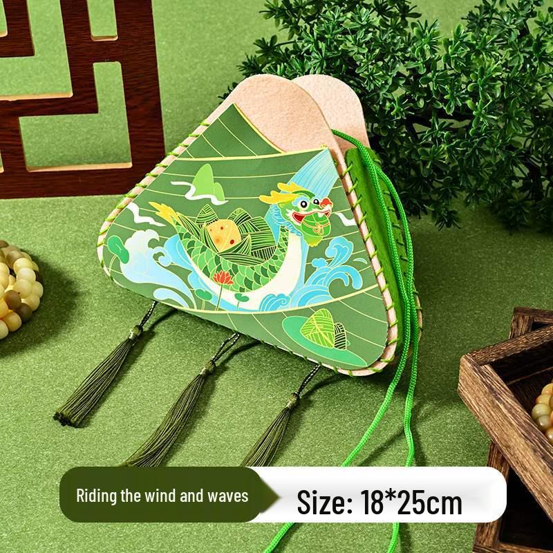 DIY Zongzi Crossbody Bag Kit for Kids - Creative Non-woven Parent-Child Activity